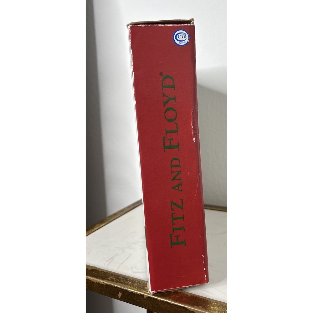 RARE FITZ AND FLOYD SANTA CANAPE "PLAID CHRISTMAS" 2063/125 RETIRED HOLIDAY GIFT - Picture 4 of 4